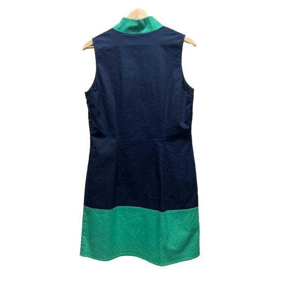 STS Sail to Stable Blue with Green Shift Tunic Dress - Picture 8 of 8